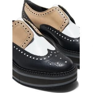 NEW Clergerie Becka Derbies Shoes 10 Noir